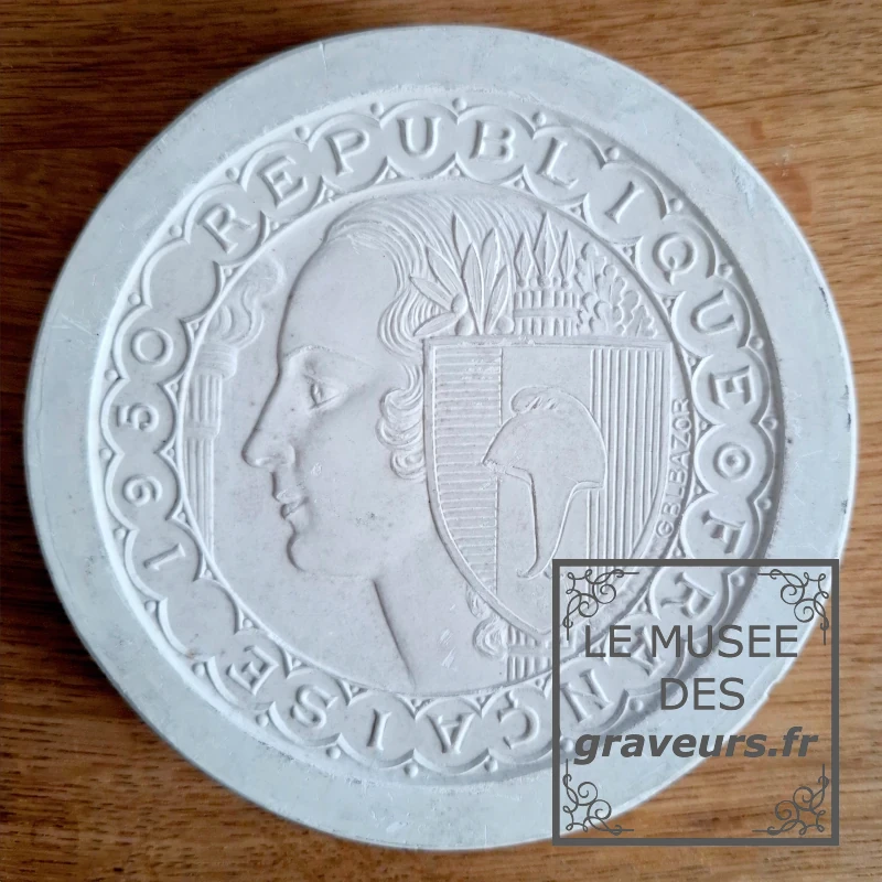 Modèle en plâtre 1950